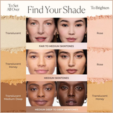 Translucent Loose Setting Powder – 24HR Shine Control, Soft Matte Finish & No Flashback - Tone-Up Rose