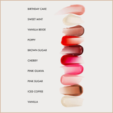 Tinted Lip Butter Balm – Vegan Conditioning Lip Balm for Instant Moisture, Shine & Hydration – Sheer Tint & Soothing Care – Iced Coffee