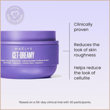 GET-DREAMY Overnight Toning Whip – Cellulite Cream & Skin Tightening Support with Milk Thistle + Uva-Ursi – 6.8 fl oz