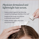 Women’s Hair Serum – Lightweight Scalp Serum for Visibly Thicker, Stronger-Looking Hair with Ashwagandha Exosomes – 1 fl oz