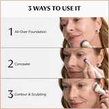 Heavenly Luxe Complexion Perfection Brush #7 – Dual-Ended Foundation & Concealer Brush