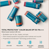 Sunforgettable Total Protection Color Balm SPF 50 – Mineral Broad Spectrum Lip & Cheek Balm with Buildable Color – Berry