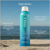 SPF 50 Fragrance-Free Sunscreen Spray – Fast Absorbing, Water Resistant, No White Cast